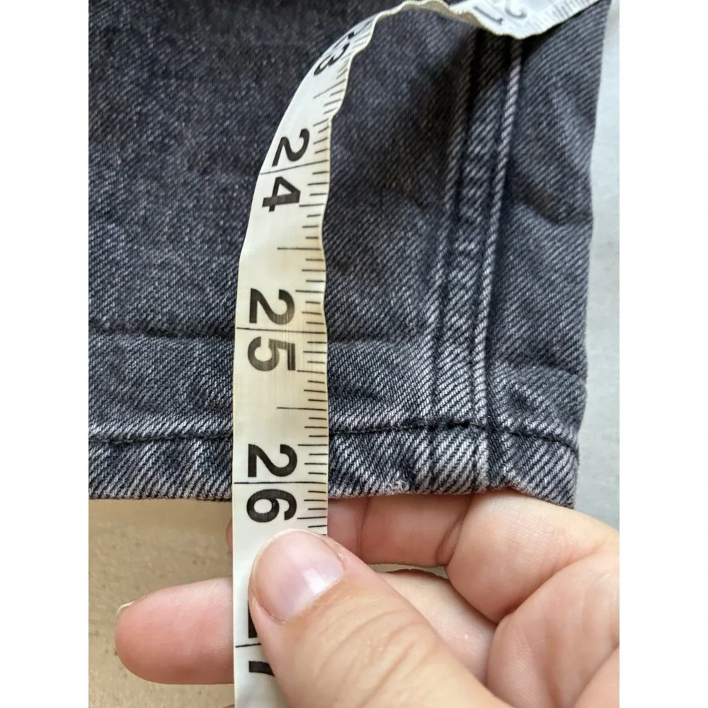 Free People We The Free Shelby Denim Overalls Black Sz 29 Button Front Cropped